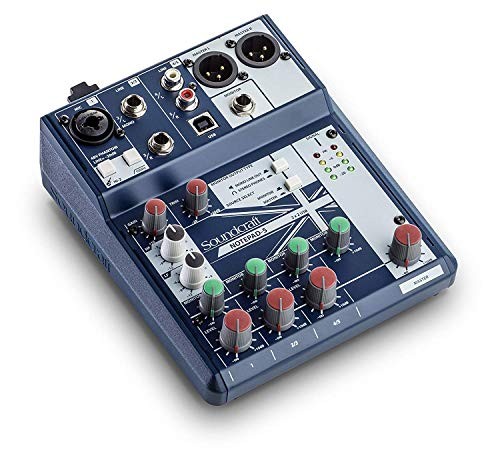 Soundcraft Notepad-5 Small-Format Analog Mixing Console with USB I/O, 5-channel