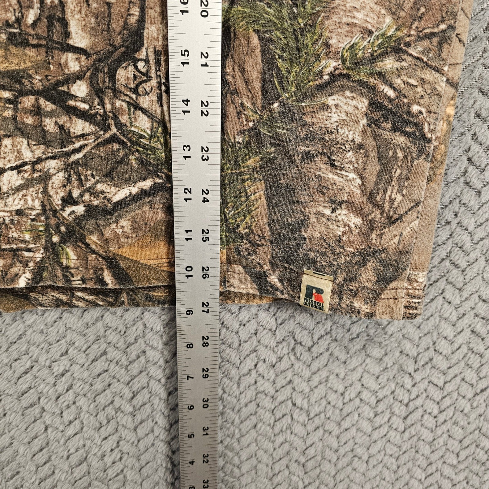 Russell Outdoors Mens Realtree Camo Alexander Lumber Graphic T-Shirt Large Brown gallery
