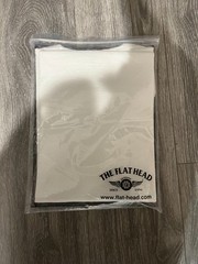 Flat Head Men’s Size 46 [Large] White Super Duper Heavy 20oz Loopwheeled Shirt