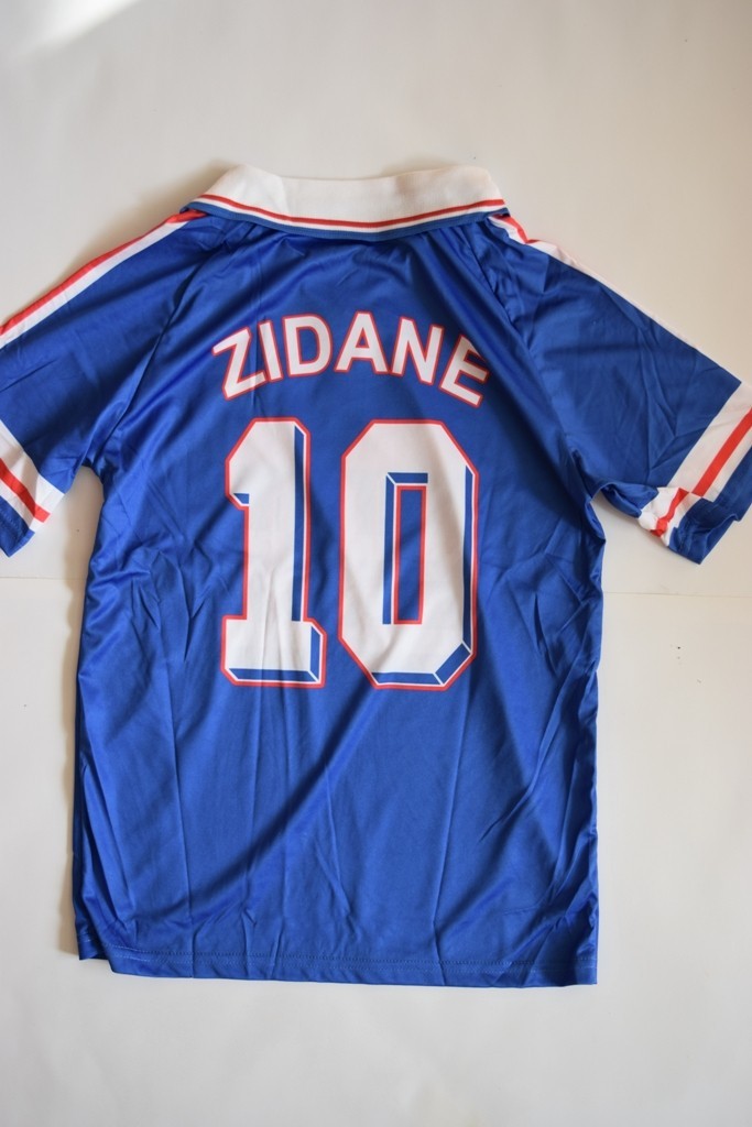 Vintage 1998 France Home World Cup Final Jersey Zidane #10 gallery