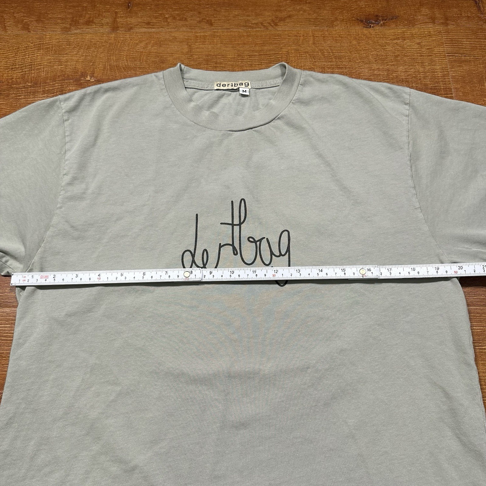 Dertbag T Shirt Men M Gray Short Sleeve Cotton USA Streetwear Essential Alt City gallery