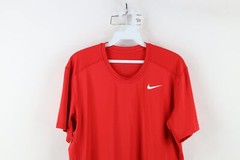 Nike Mens Medium Fitted Compression Short Sleeve Running Jogging Gym T-Shirt Red