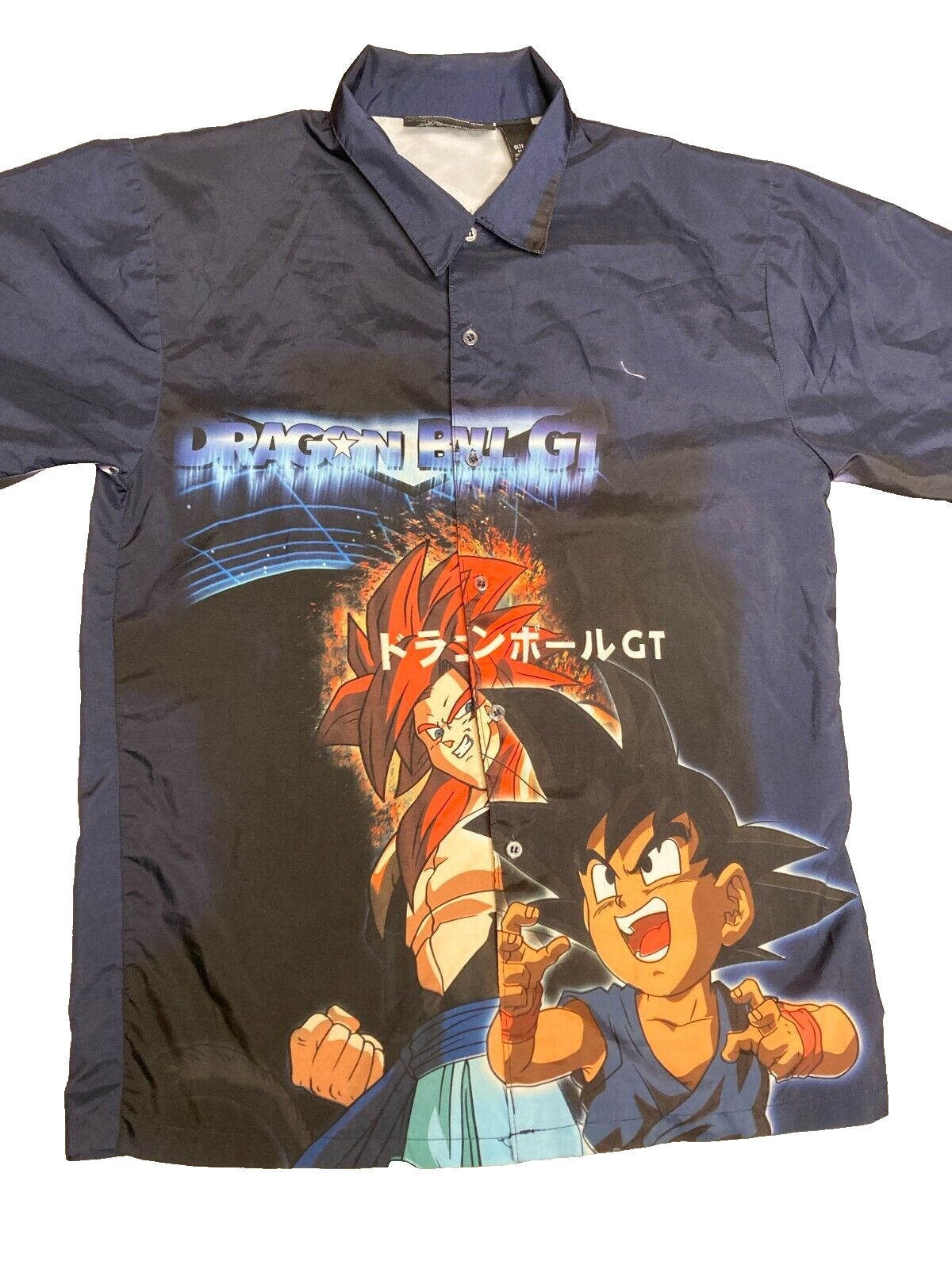 RARE Vintage 2003 Toei Dragon Ball GT Akira Toriyama Goku & Gogeta Shirt - S/M gallery