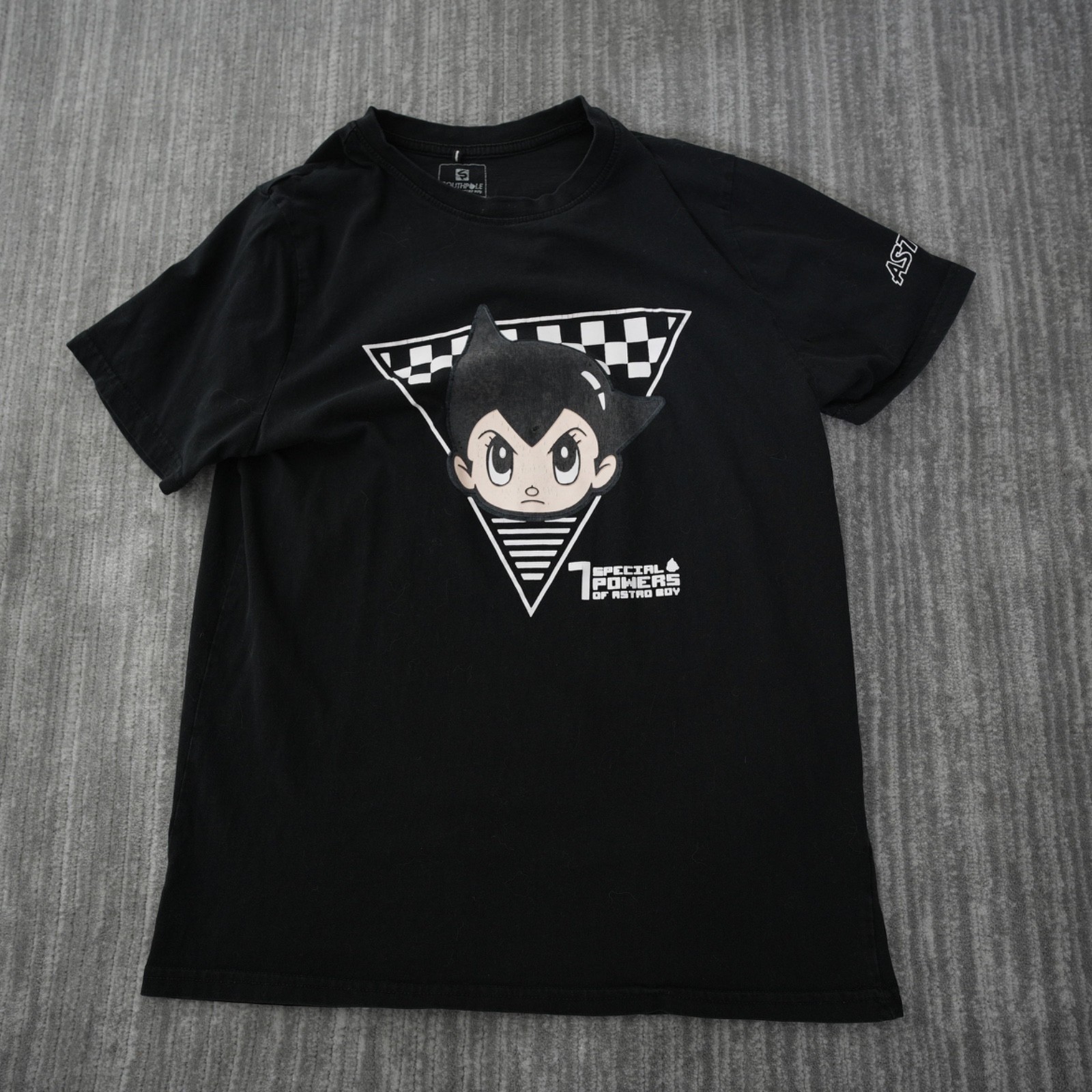 Southpole x Astro Boy T Shirt Men Black Short Sleeve Crew Tee 100% Cotton Medium gallery
