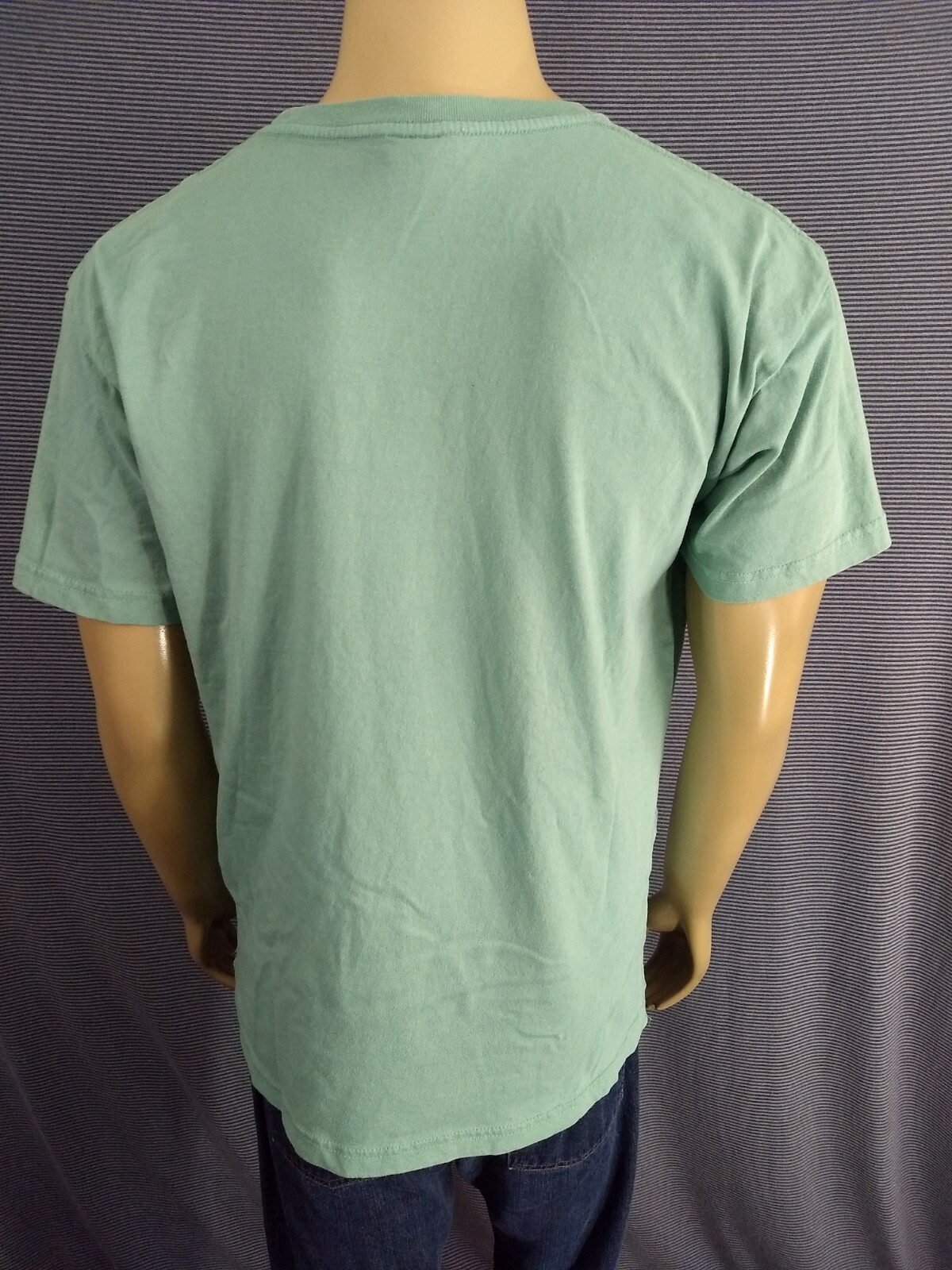 SUNSET BEACH North Carolina T Shirt Light Green Adult L 100% Cotton DMR Sport SS gallery