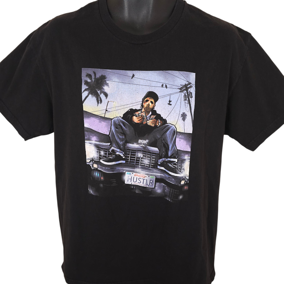 DGK Skater T Shirt Mens Size Large Black Ghetto Hustler Jason Hockey Mask gallery