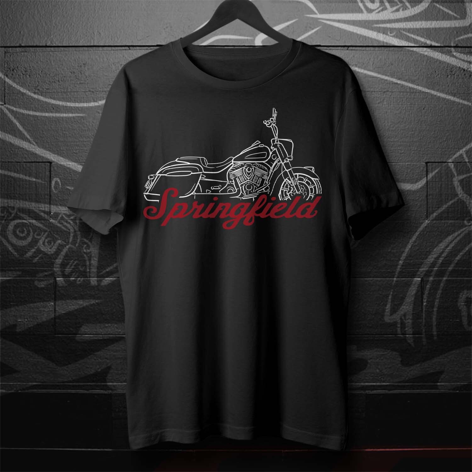 Indian Springfield 2016-2024 Motorcycle T-Shirt for Bikers gallery