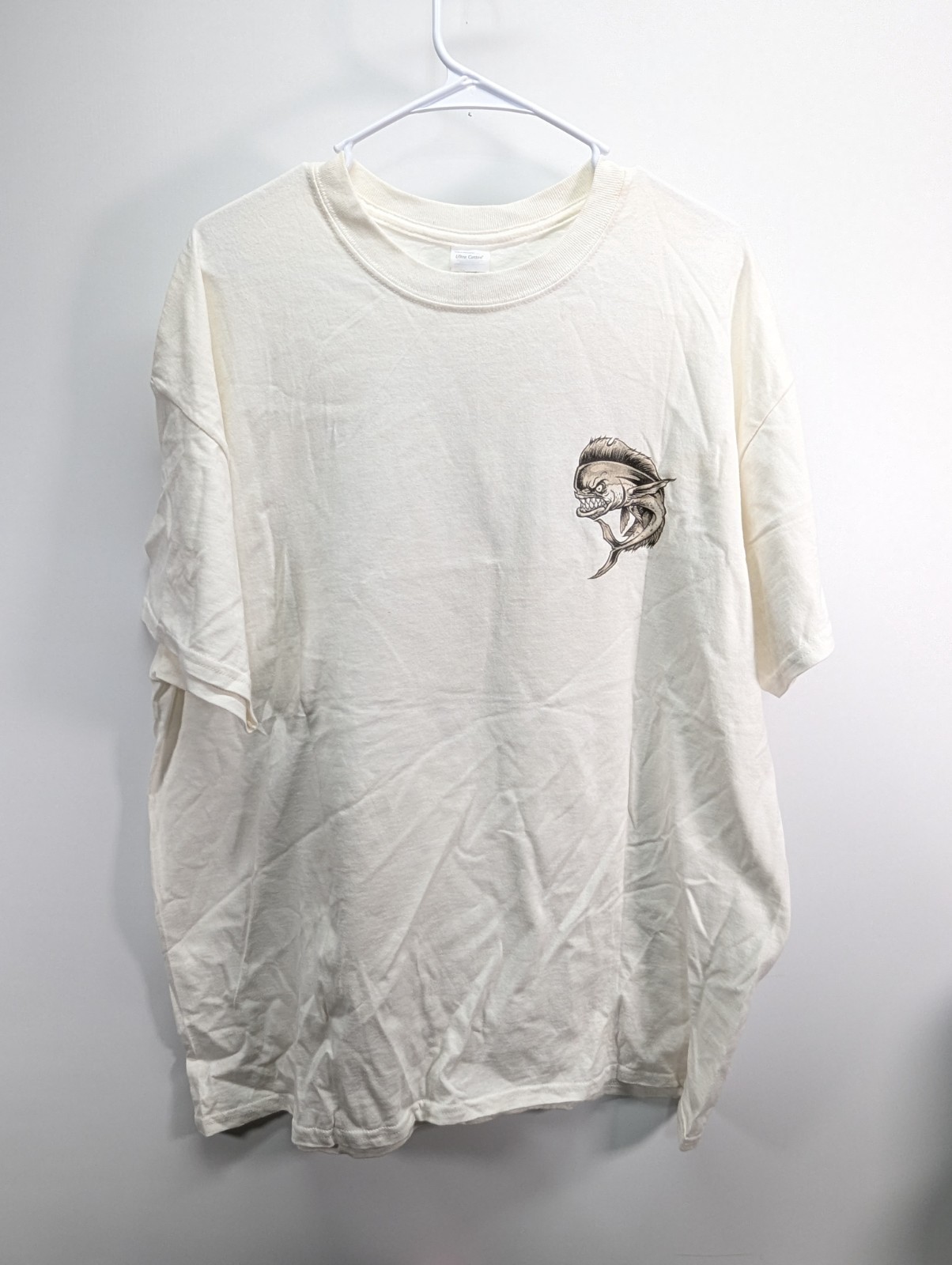 Punta Gorda Men's XL Mohawk Fish Double Side Prana Graphic Shirt Fishing Tee gallery