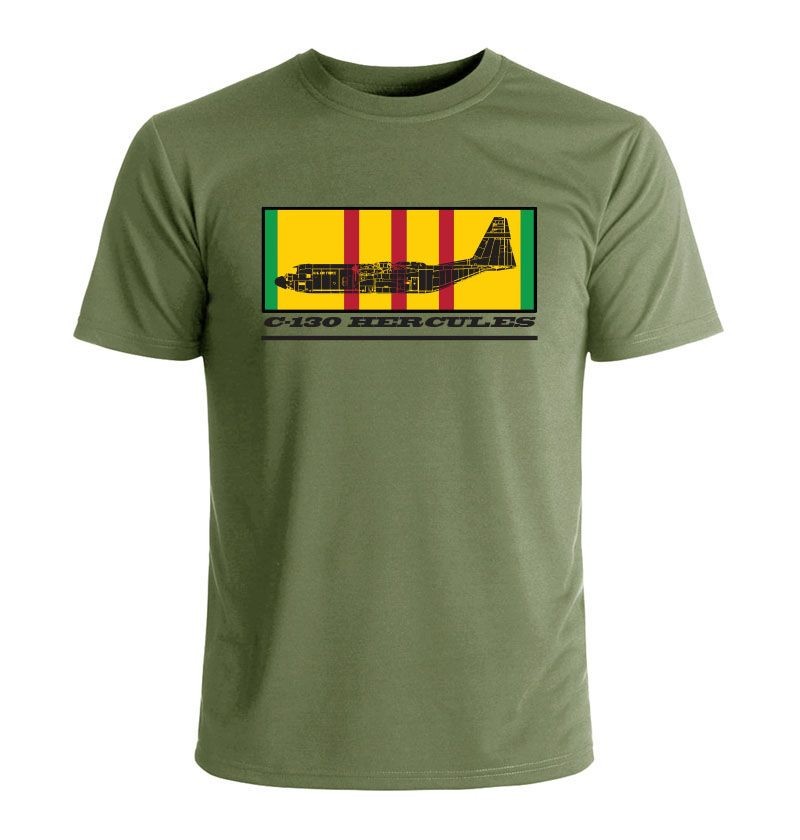 C-130 Hercules Vietnam Ribbon T-Shirt