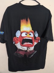 Disney Pixar Fest Inside Out Anger Hanger Management Unisex Shirt Size Large