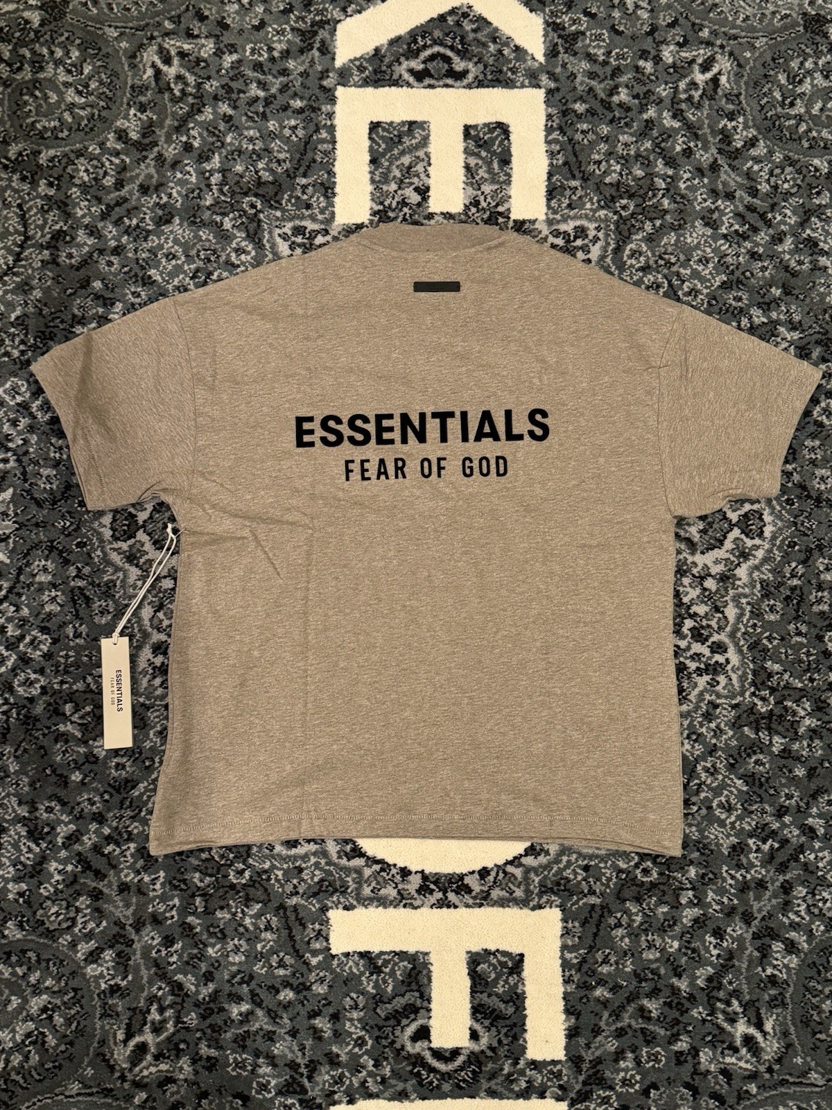 Fear Of God Essentials FW24 Heather Gray Tee Brand New Size L
