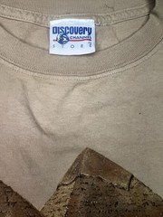 Vintage Discovery Channel Great Pyramids Egypt T-Shirt Men’s L Beige