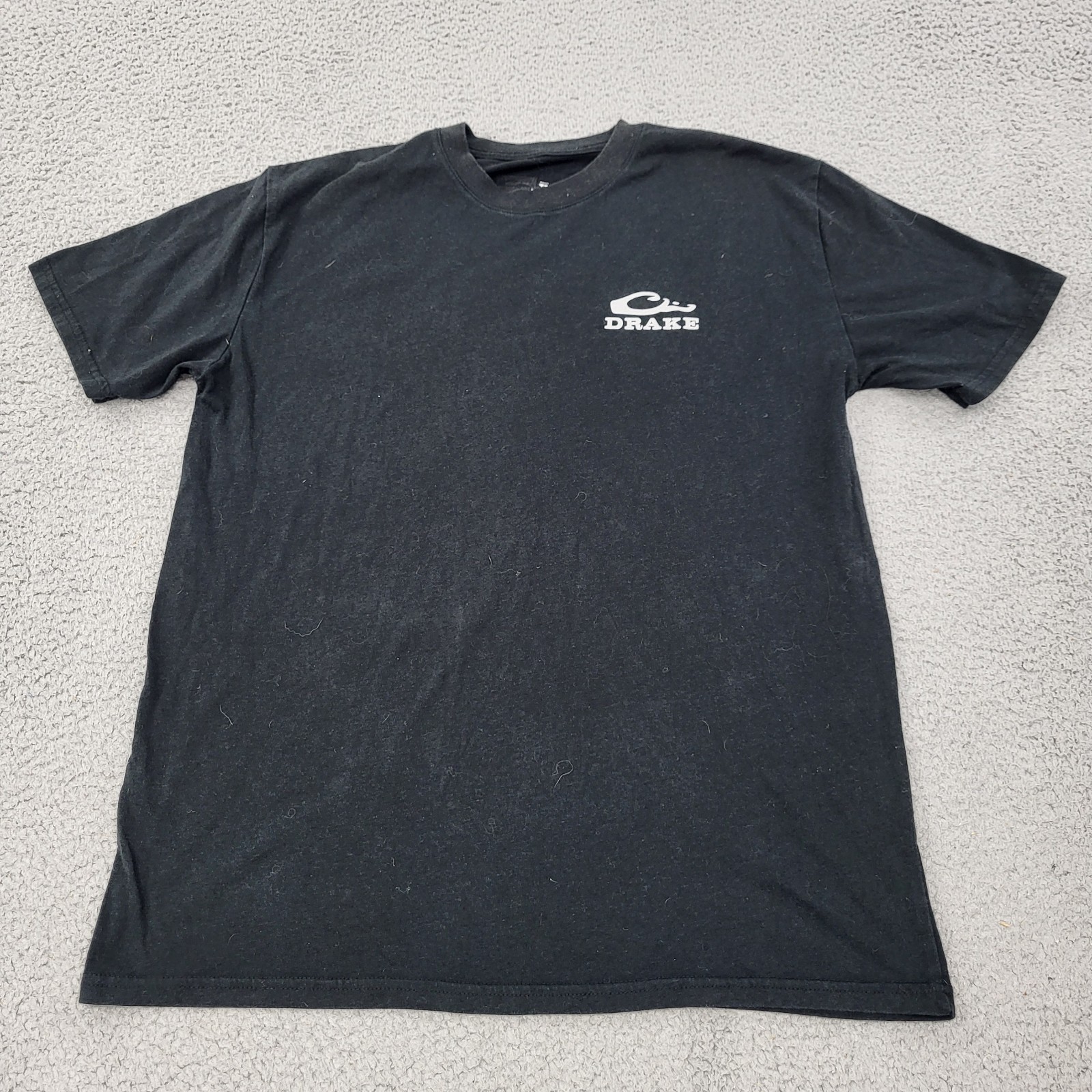 Drake Shirt Mens Medium Black Drake Waterfowl Systems Graphic gallery