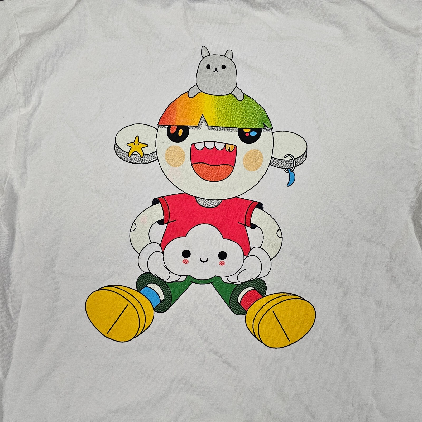 J. Balvin x Friendswithyou T-Shirt Men Small White Friends With You Smiley Tee S gallery