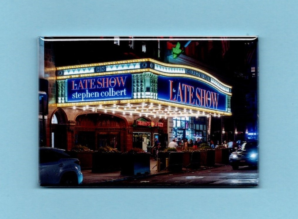 LATE SHOW WITH DAVID LETTERMAN *2X3 FRIDGE MAGNET* TALK GUESTS MUSIC CELEBRITY
