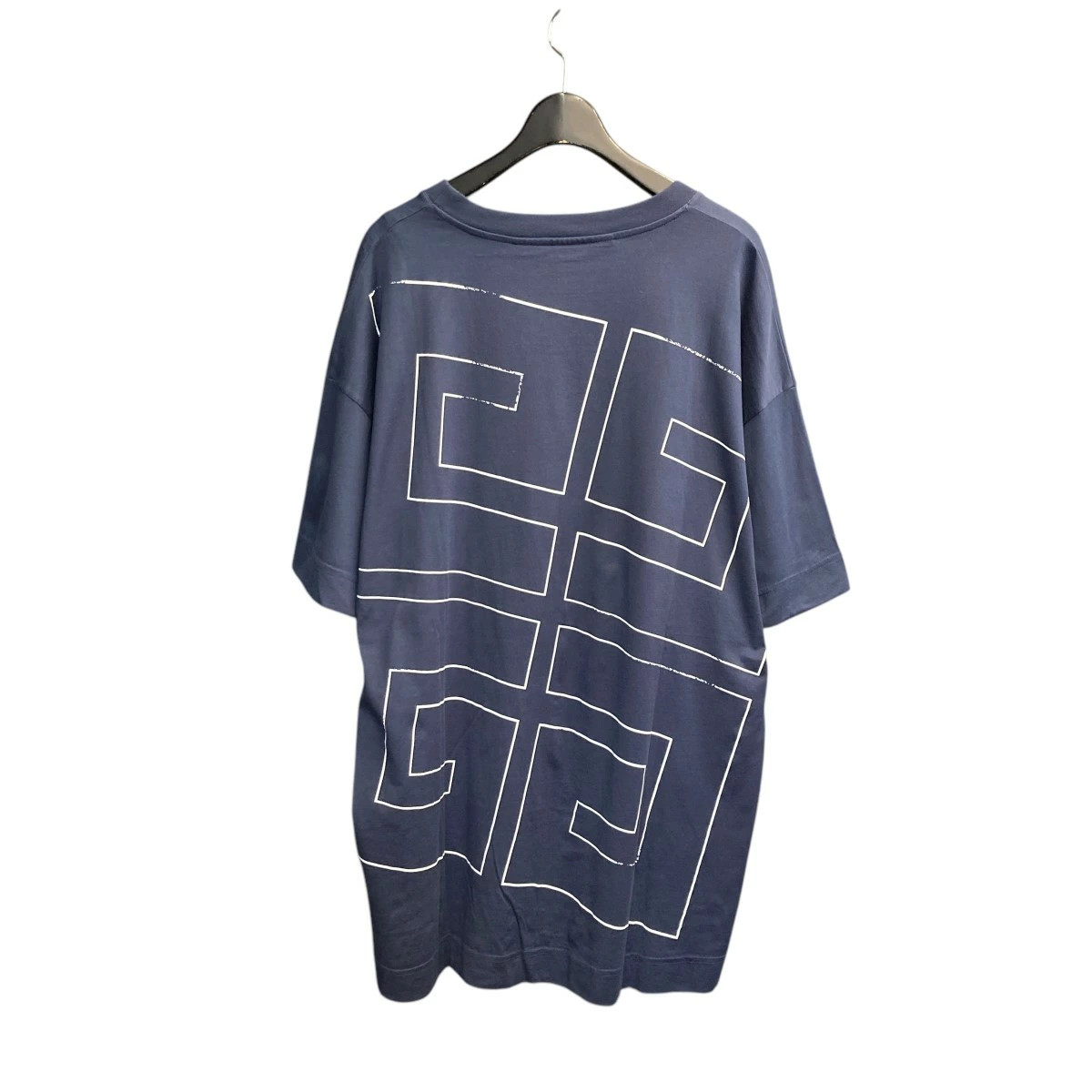 GIVENCHY STANDARD T-shirt Crew neck cut sew BM71JA3YJ5 Navy Size: gallery