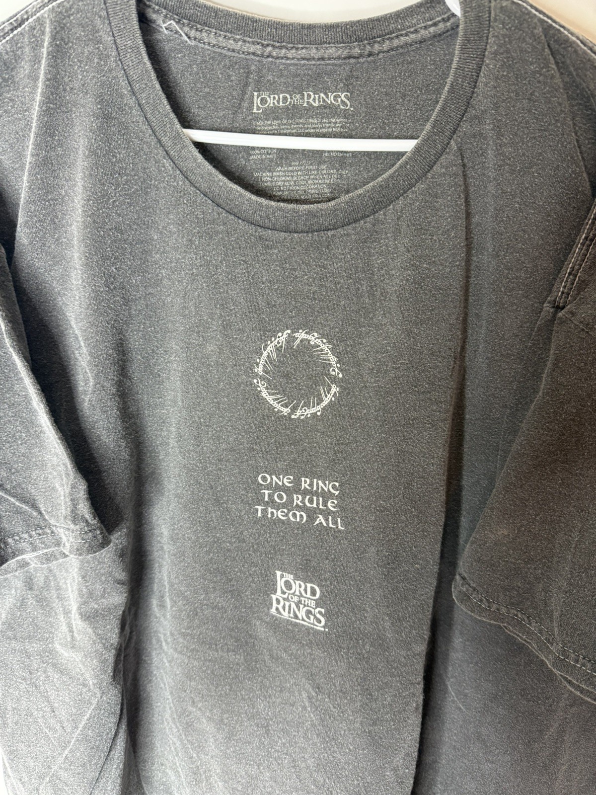Vintage Lord of the Rings Promo T Shirt, 2 Sided, 2XL One Ring to Rule Them All gallery