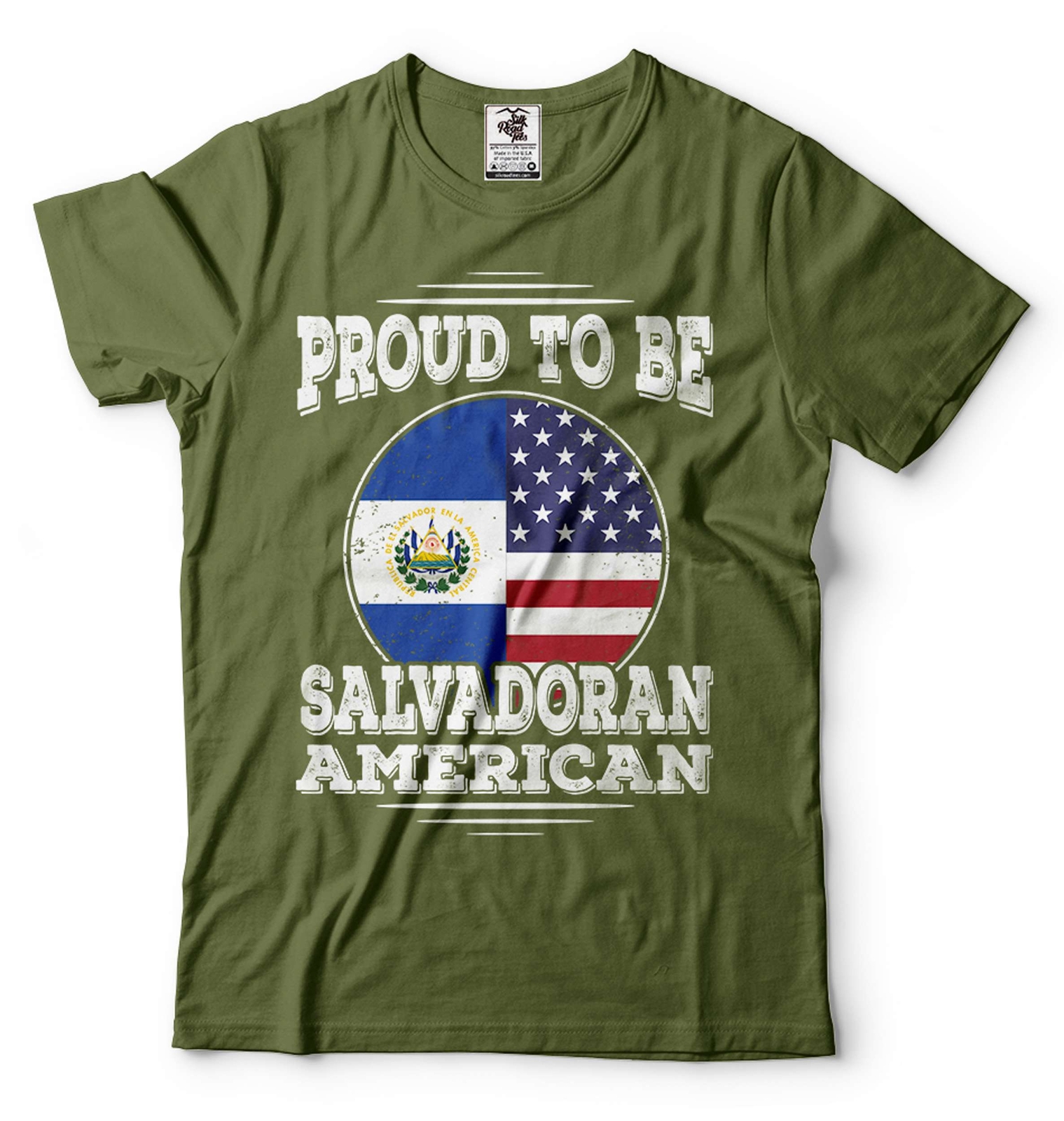 Proud To Be Salvadoran American Tee El Salvador Patriotic Shirt El Salvador Tee gallery