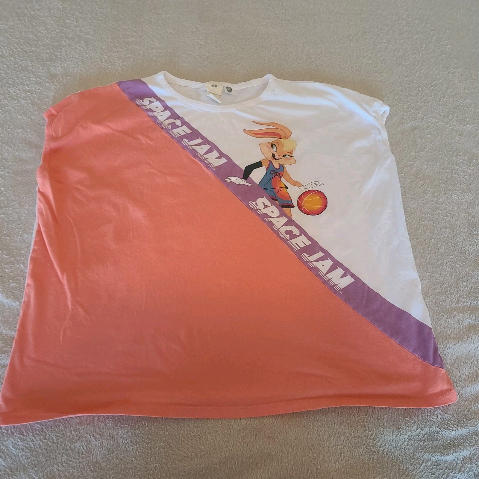 Space Jam H&M Womens Extra Large Warner Brothers Tune Squad Top Shirt Sleeveless