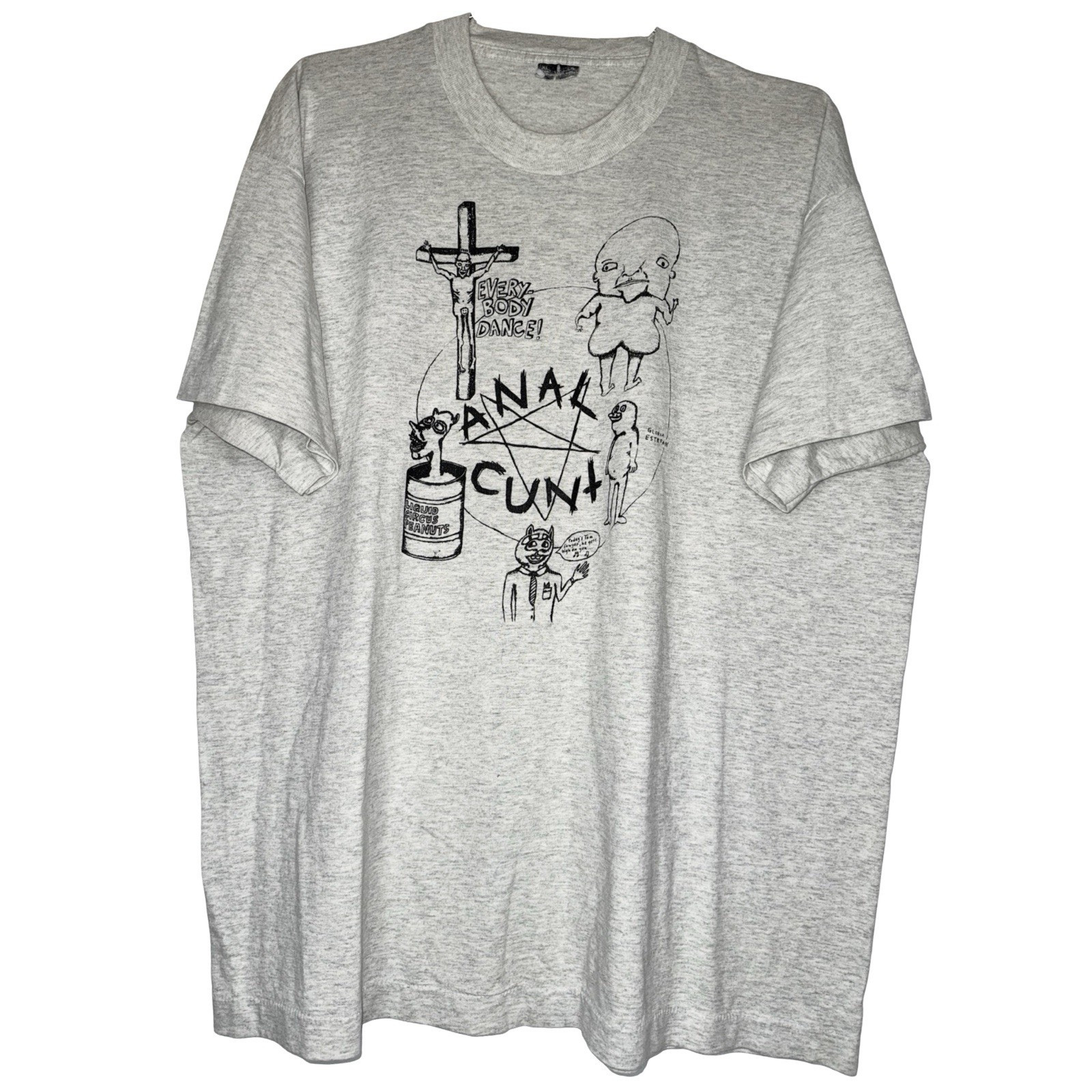 Vintage Anal C*nt T-Shirt Size S-5XL Shirt For Men and Women Sport Gray ST390 gallery