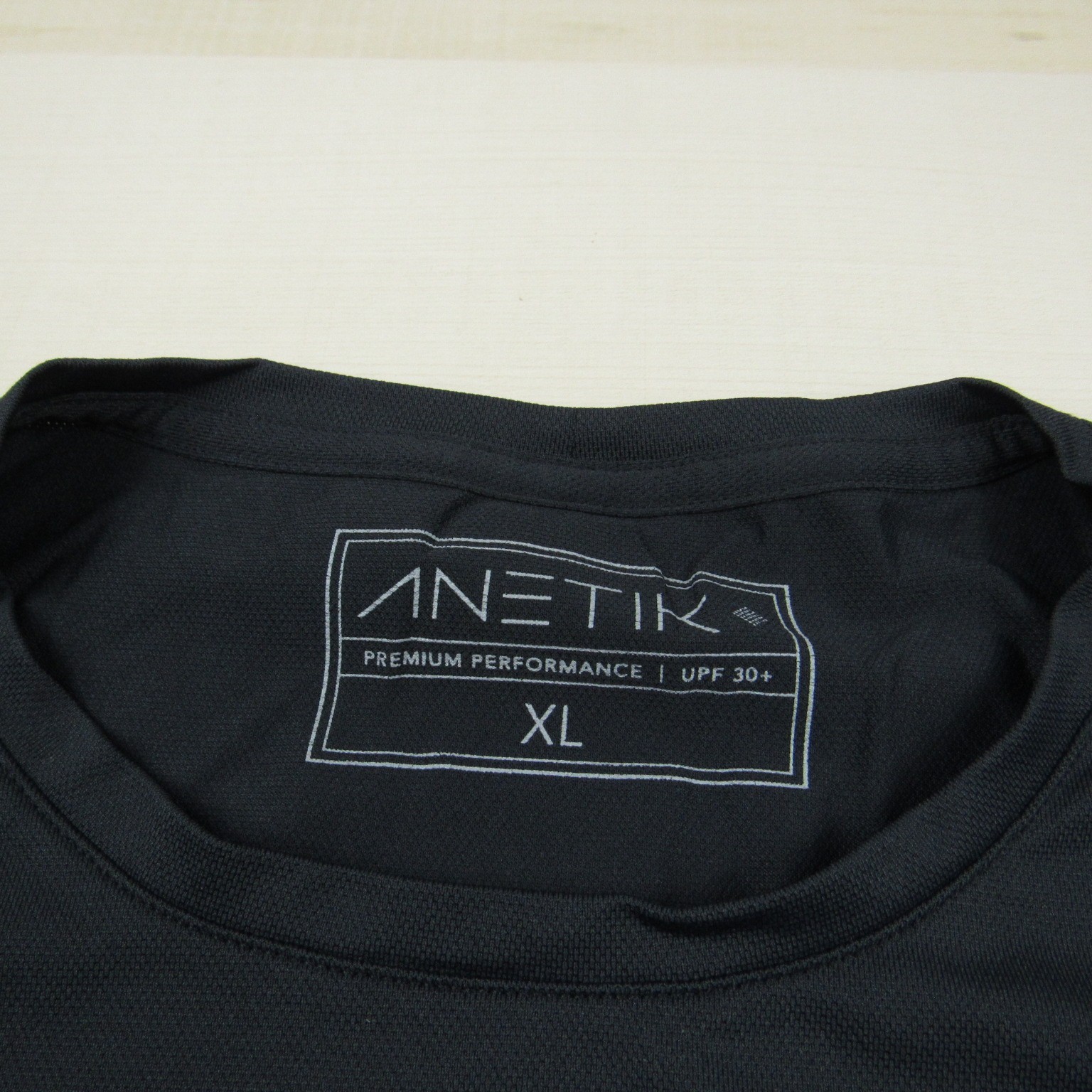 Anetik Shirt Mens Extra Large Black Tech UPF 30 Outdoor Lightweight Vint UV gallery