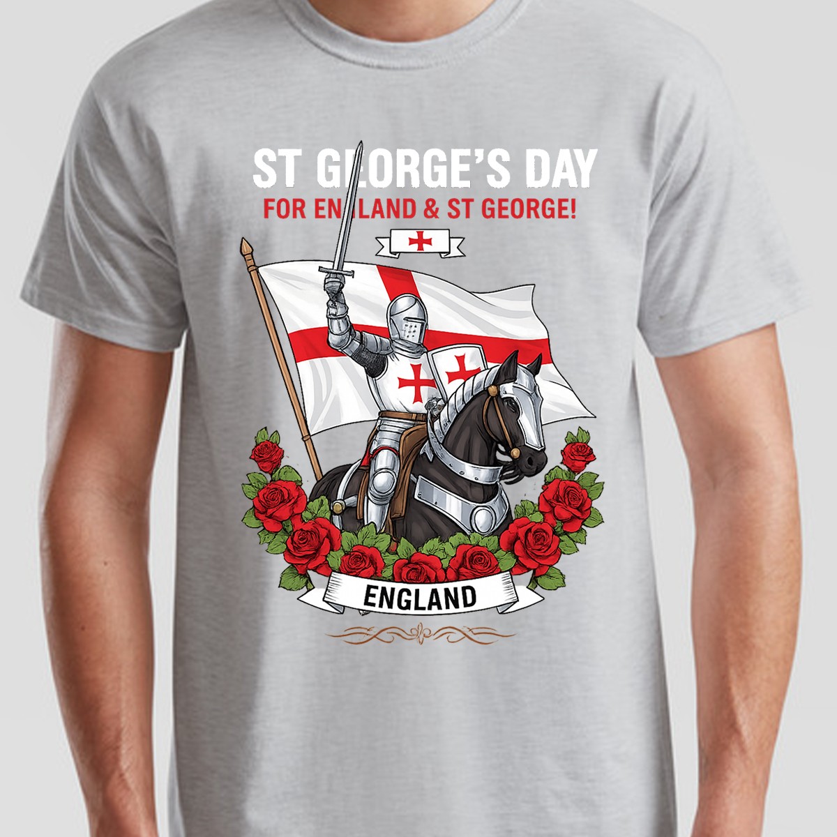 St Georges Day Outfit Idea Unisex Knight Horse Saint George Tshirt gallery