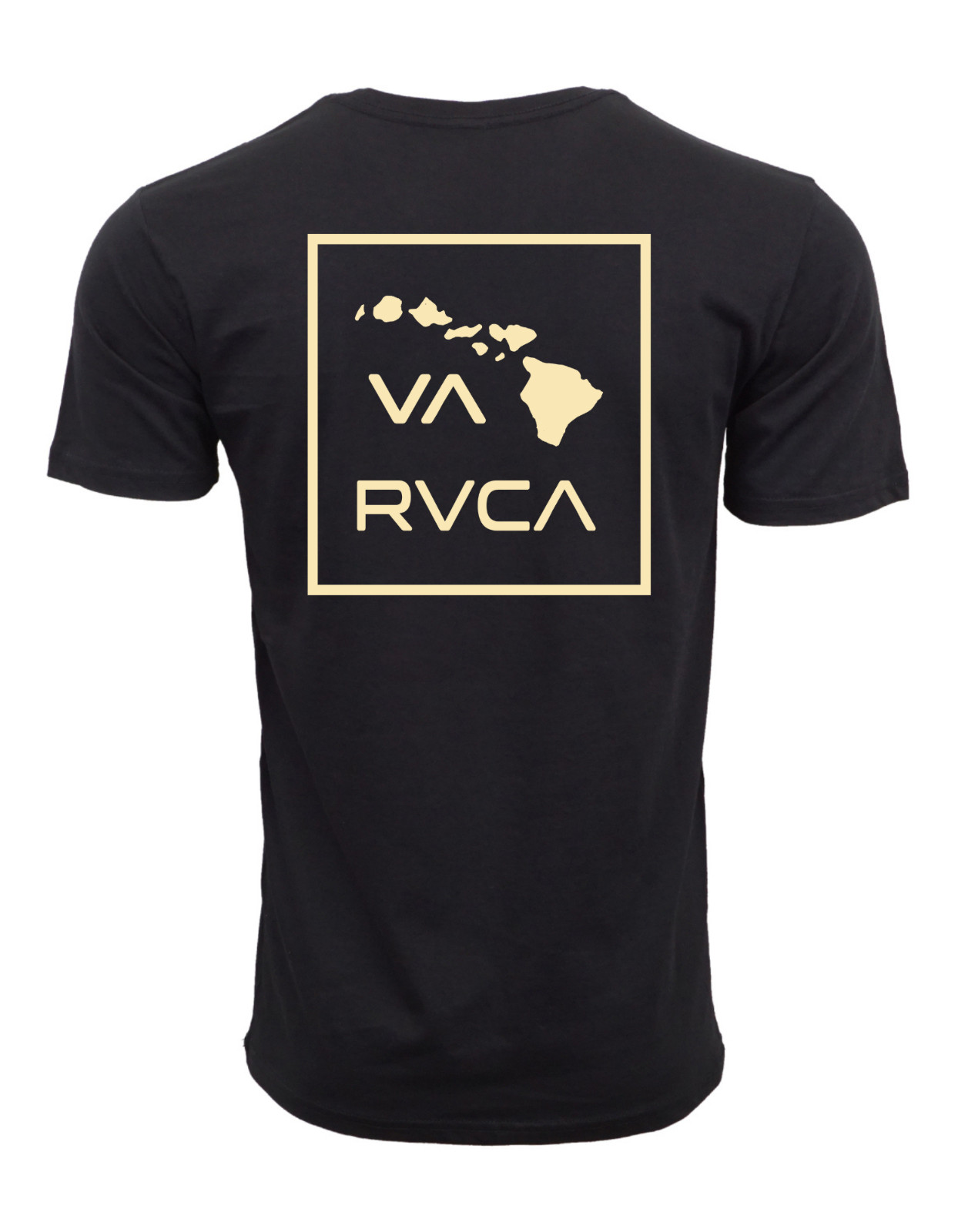 RVCA HAWAII ISLAND BOX MENS T SHIRT BLACK gallery