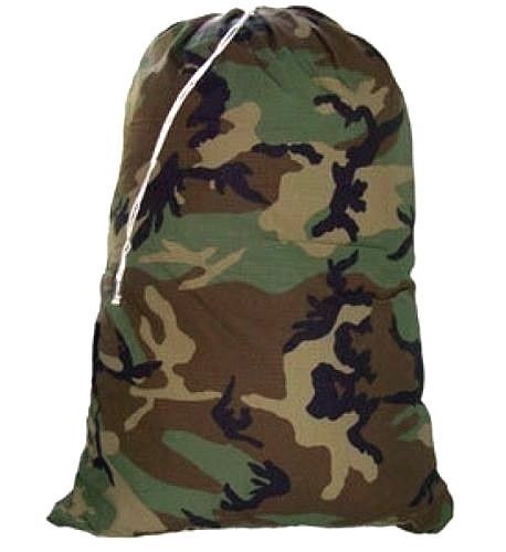 Heavy Duty Nylon Laundry Bag Draw String 30 X 40 Extra Large Camouflage Print
