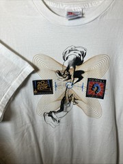Vintage 90s 20th Century Fox Magnet Interactive Movie Promo Shirt XL Band Tee