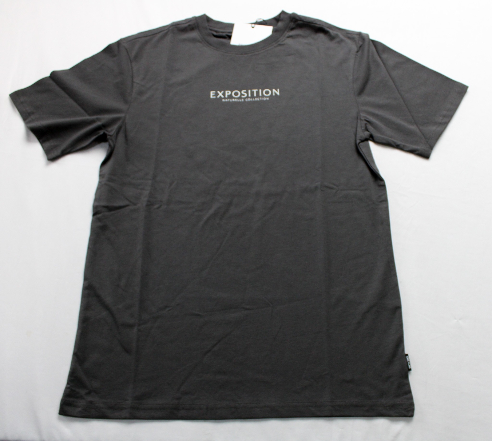 Only & Sons Unisex Adult's Oversized Exposition Print Tee AC2 Charcoal Size 2XS gallery
