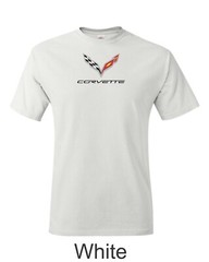 Corvette C7 Color Emblem Printed on Men’s Shirt. FREE SHIPPING !!!