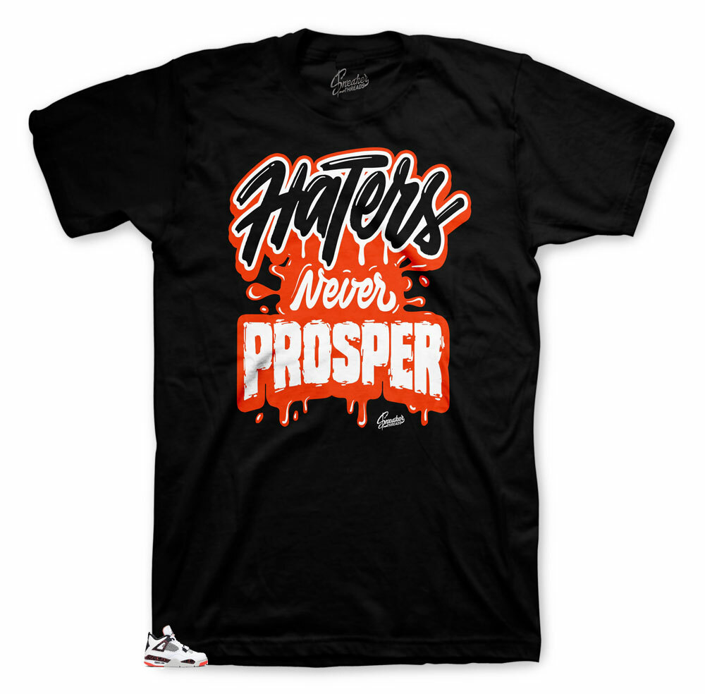 Shirt Match Jordan 4 Bright Crimson Pale Citron – Never Prosper Tee
