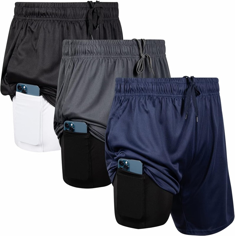 Ultra Performance 3 Pack Mens 2 Medium, Navy/Black, Black/White, Char/Black