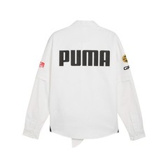 PUMA Asap Rocky X Layered Pit Graphic Collared Long Sleeve Button Up Mens Size
