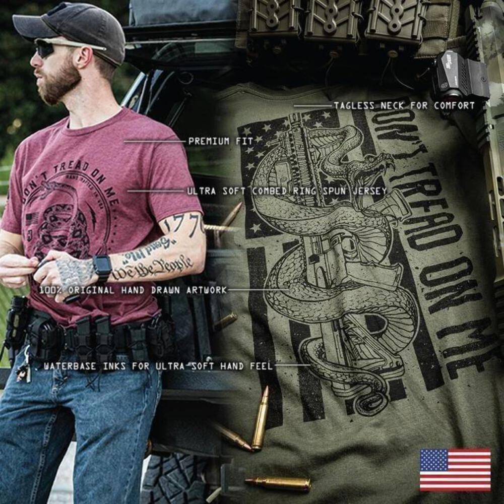 Howitzer Style Men's T-Shirt Freedom Line Military Grunt MFG gallery