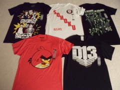 REDUCED! Variety New T-Shirts Hot Topic Black Red Gray Navy Graphic LOGO S M L
