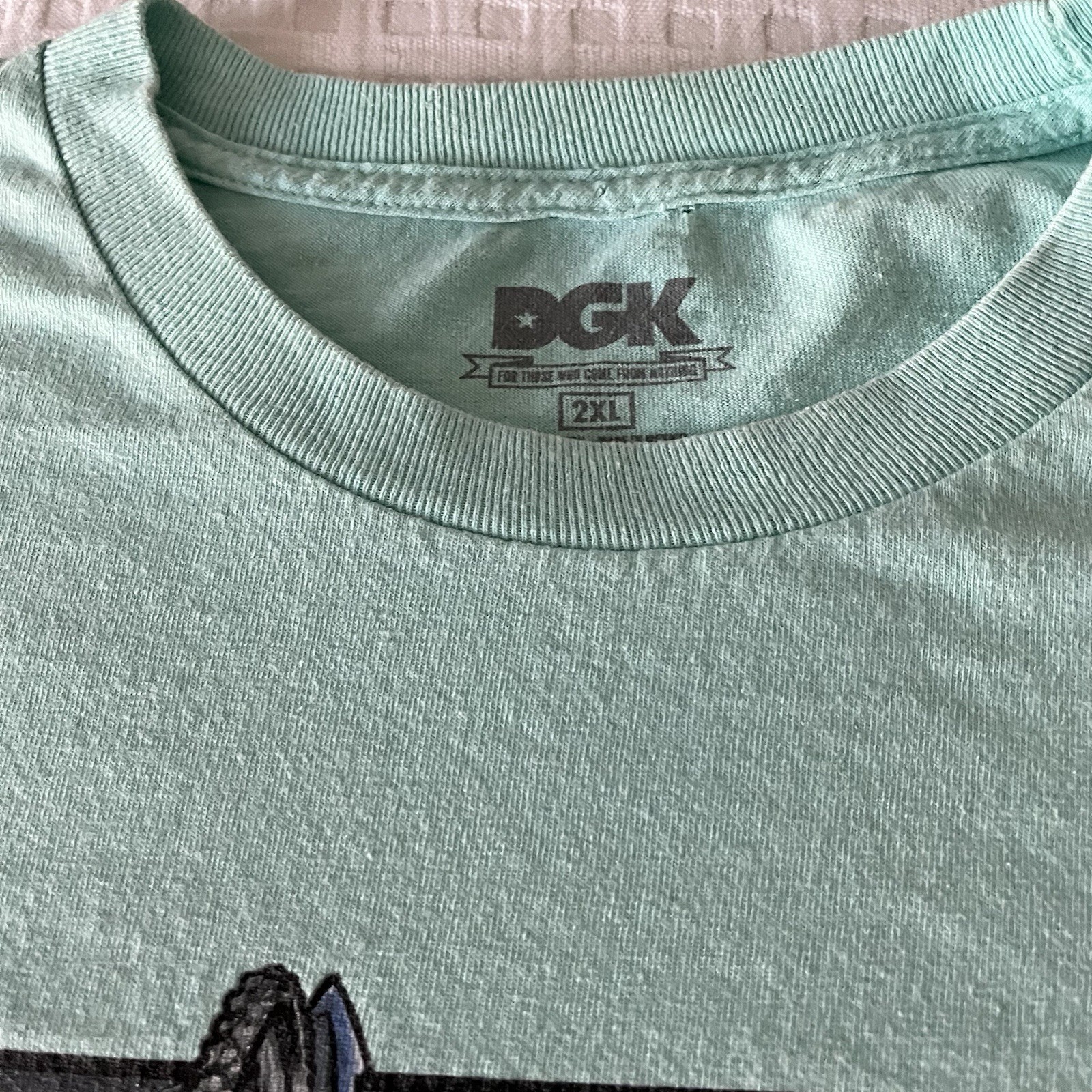 DGK All Way Up T-Shirt 2XL Mint Green Skateboard Streetwear Dirt Bike Stunt gallery