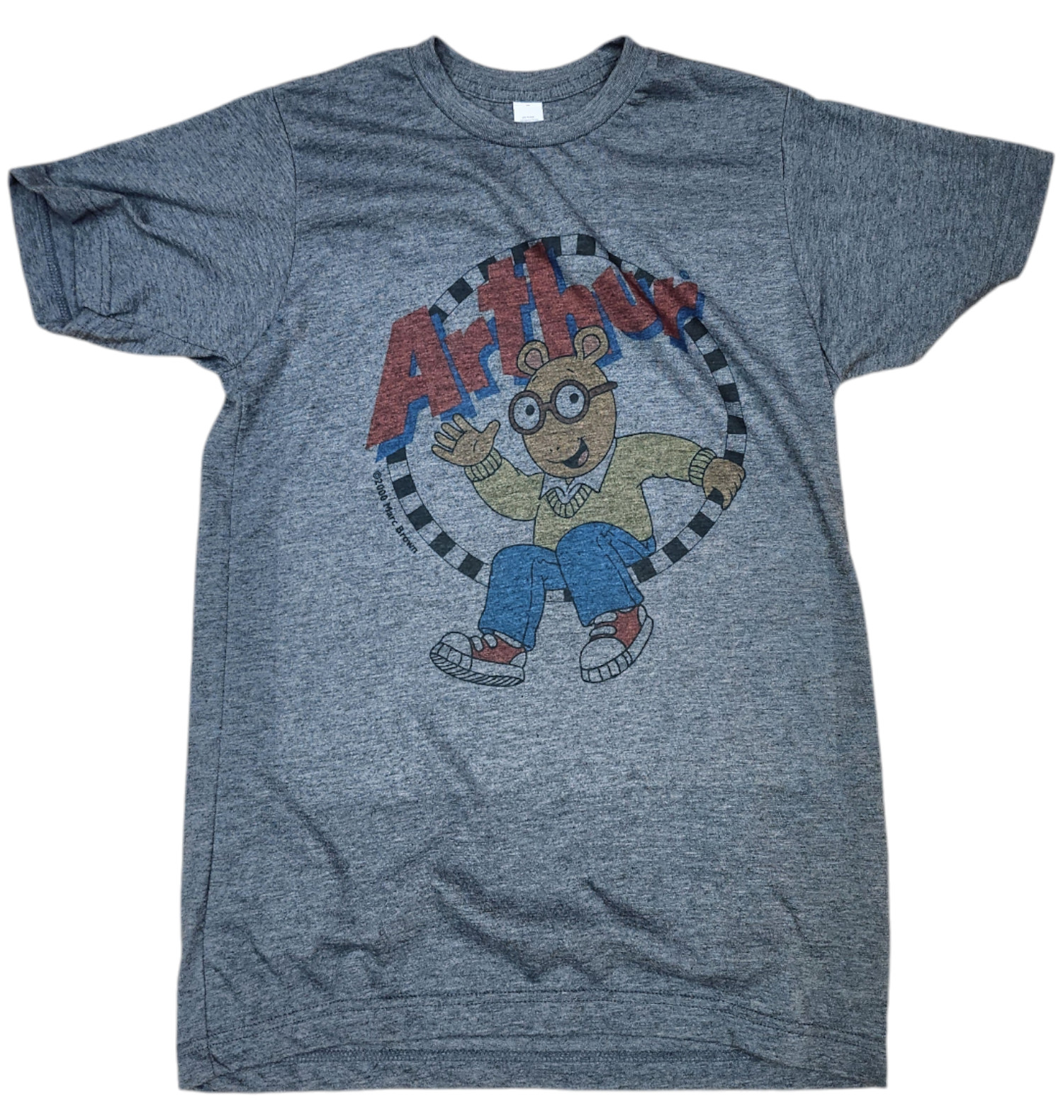 Arthur pbs kids T shirt men's vintage charcoal color tv cartoon gallery