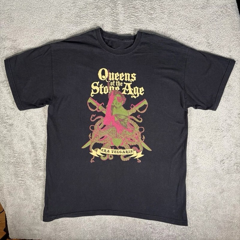 Queens Of The Stone Age Band Era Vulgaris T Shirt Full Size S-5XL FH922