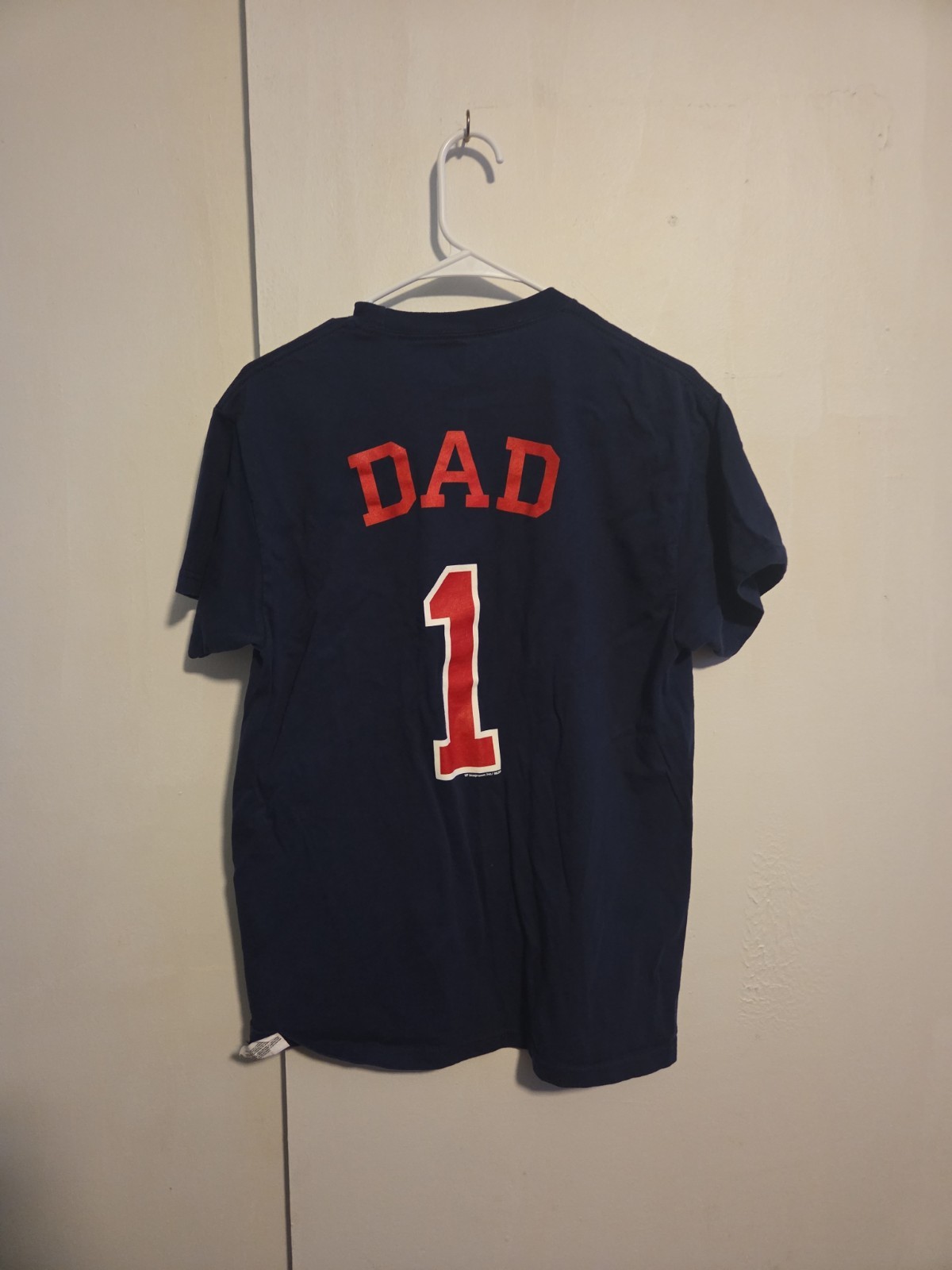 Red Sox Dad Shirt Medium Blue Short Sleeve Graphic Shirt gallery