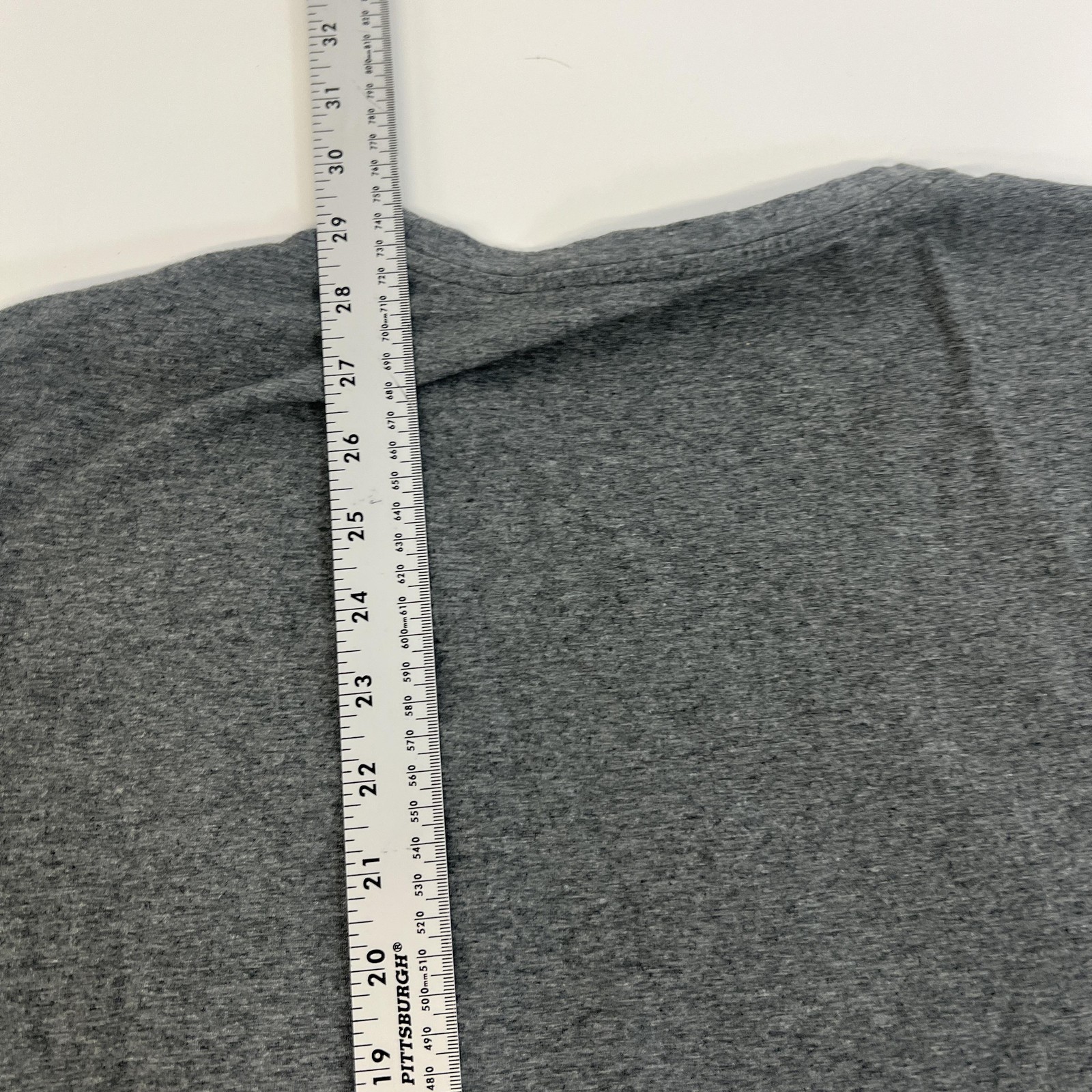 YoungLA Shirt Mens Extra Large Gray Pocket Crewneck Curved Hem Casual YLA406 Tee gallery