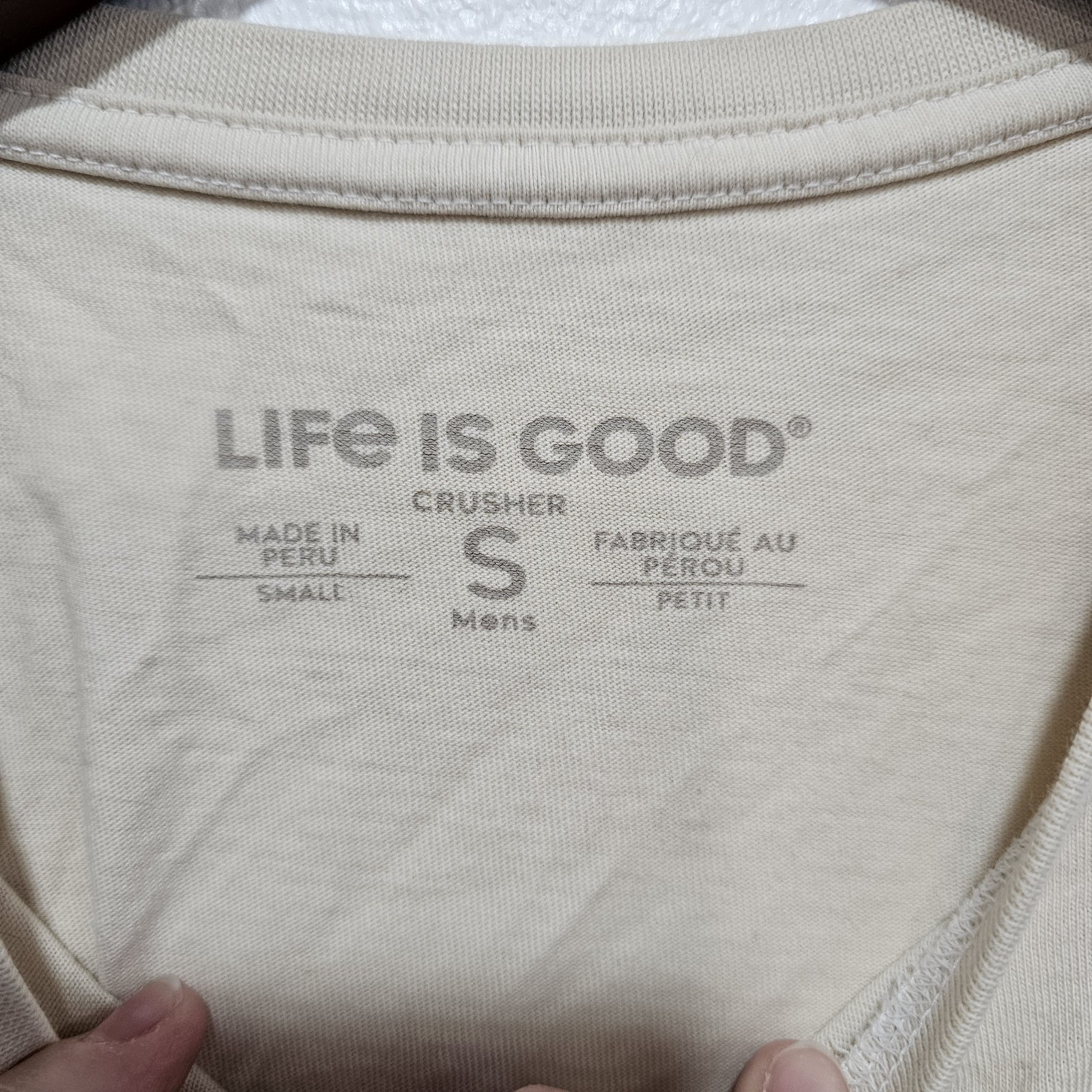 Life Is Good Graphic T "Some Friends Fill Your Heart Without Trying" Size S Mens gallery