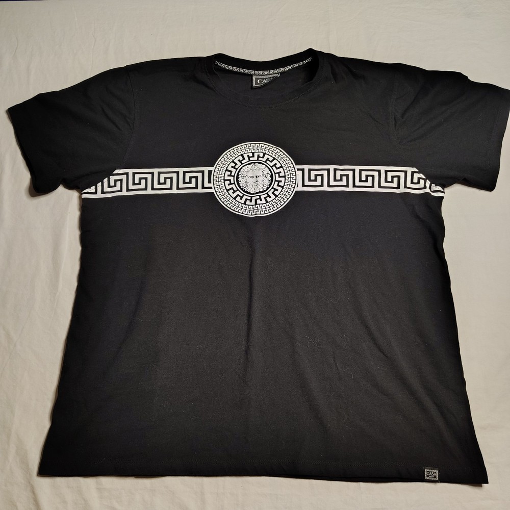 Level Ten CASA MODA COUTURE Graphic T-Shirt Black Men’s Size XXL