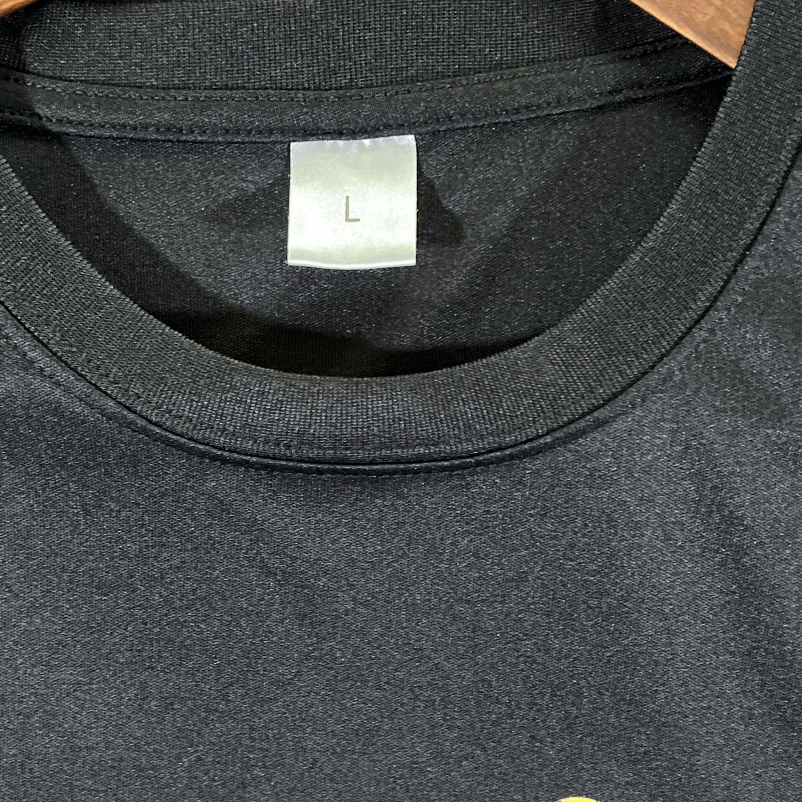 Land of the Free Home Brave Men's Size Large Black Long Sleeve Performance Shirt gallery