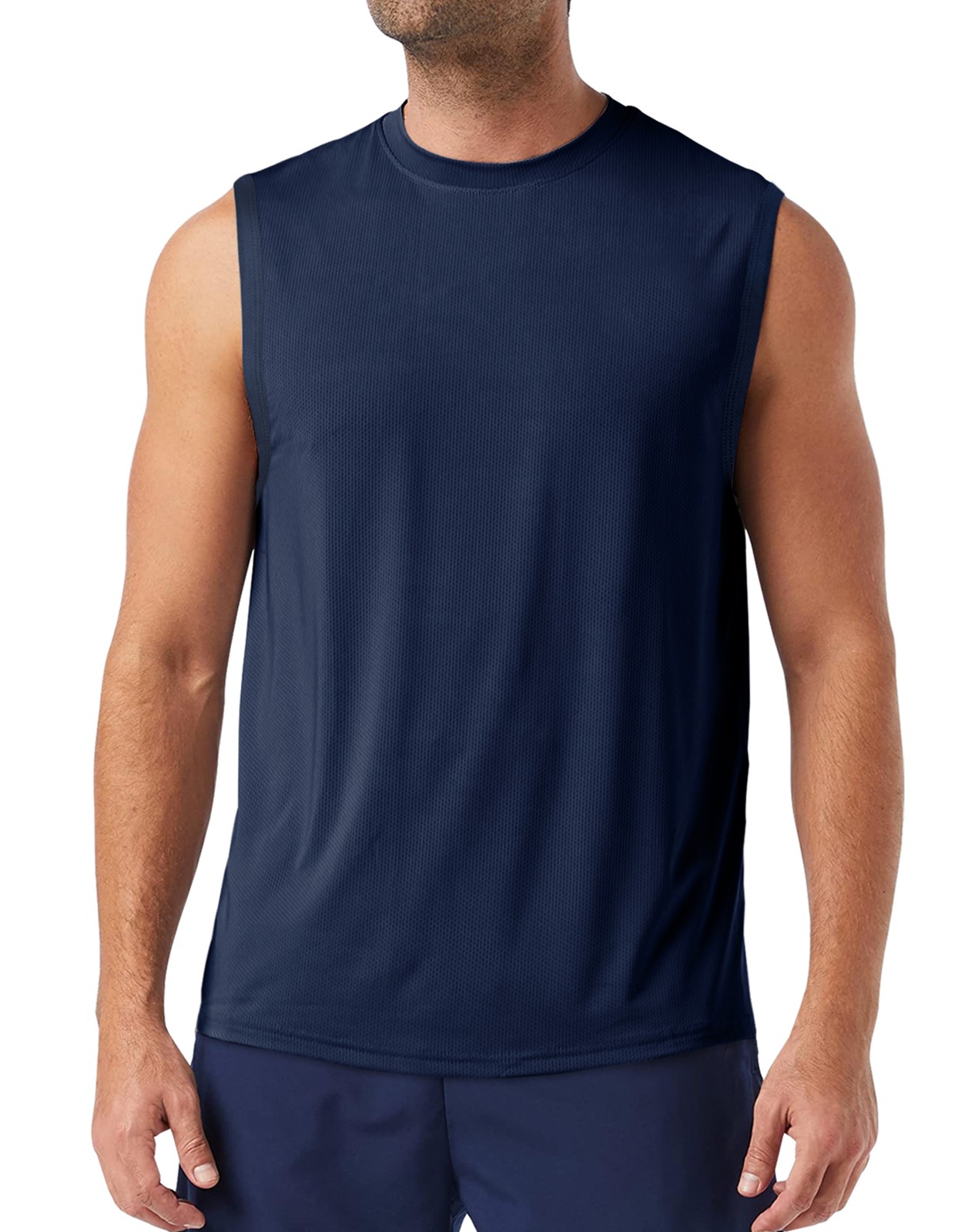 3Pack Men's Sleeveless Shirts Quick Dry Tank Top Workout Fitness Gym Sport Beach gallery