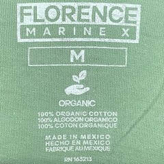 Florence Marine Men’s Medium GOTAE Organic Cotton Sage Green T-Shirt M8-2