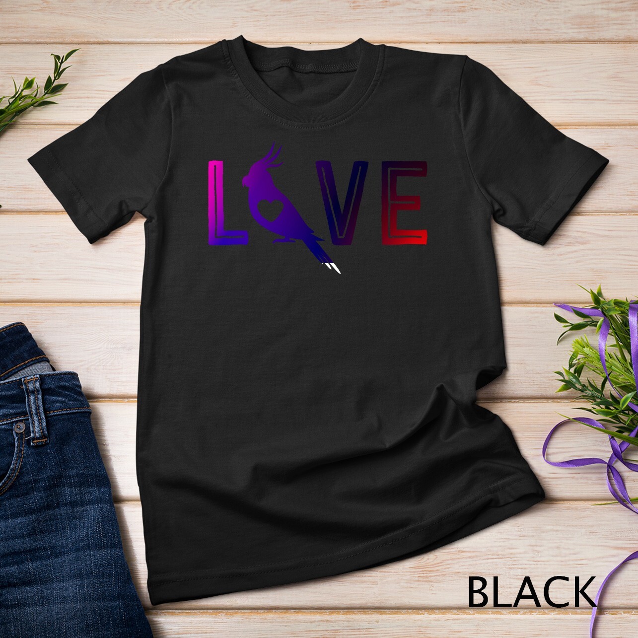 Love Cockatiel Gifts For Women Parrot Gift For Bird Lovers Unisex T-shirt gallery