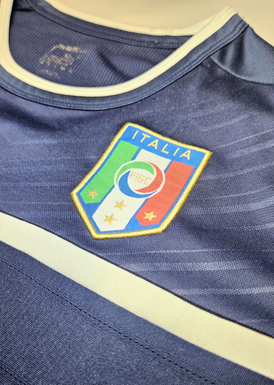 Puma Italia Shirt Crewneck Tee Mens Small Blue Italy Short Sleeve Athletic Logo gallery