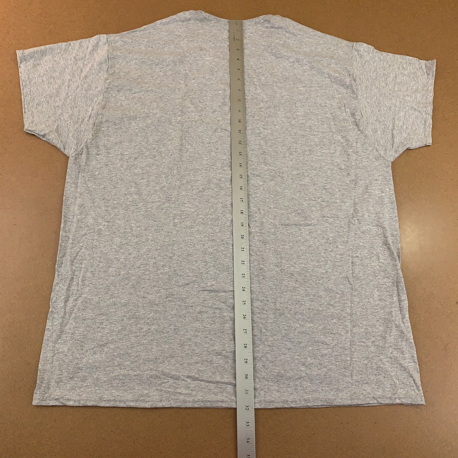 Hanes Comfort Soft Mens Size 2XL Heather Gray Short Sleeve Pocket T-Shirt New gallery