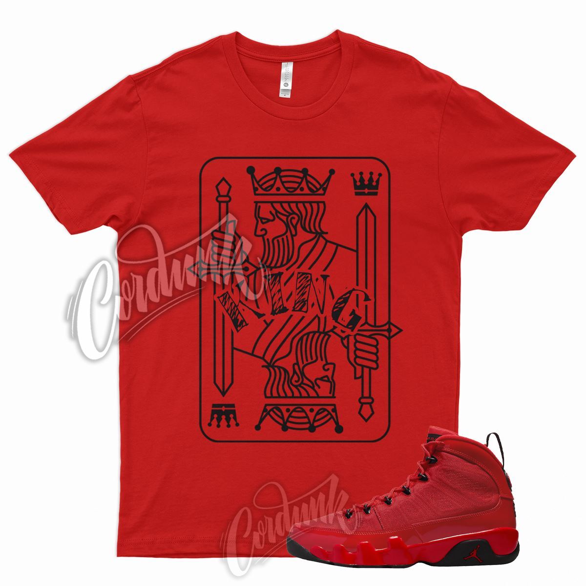 KING Shirt for J1 9 Chile Red Bred University Flugame Reverse 5 13 1 Dunk gallery